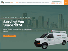 Tablet Screenshot of orrplumbing.com